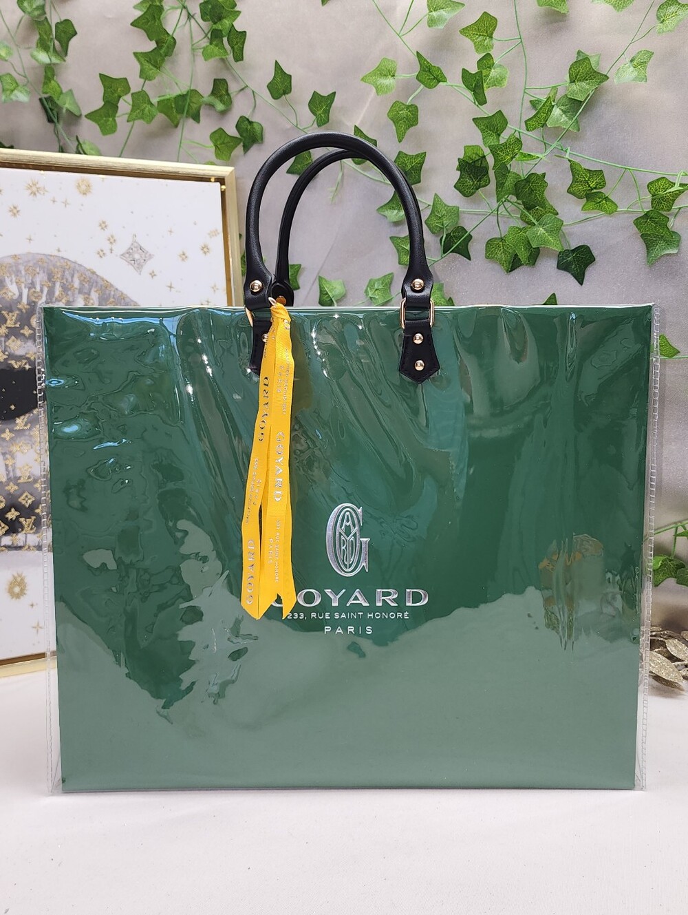 Authentic Goyard Shopping Bag In PVC Tote